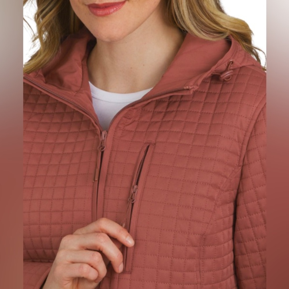 Land’s End New Women's Quilted Brick Color‎ Jacket -  XSmall and Medium
